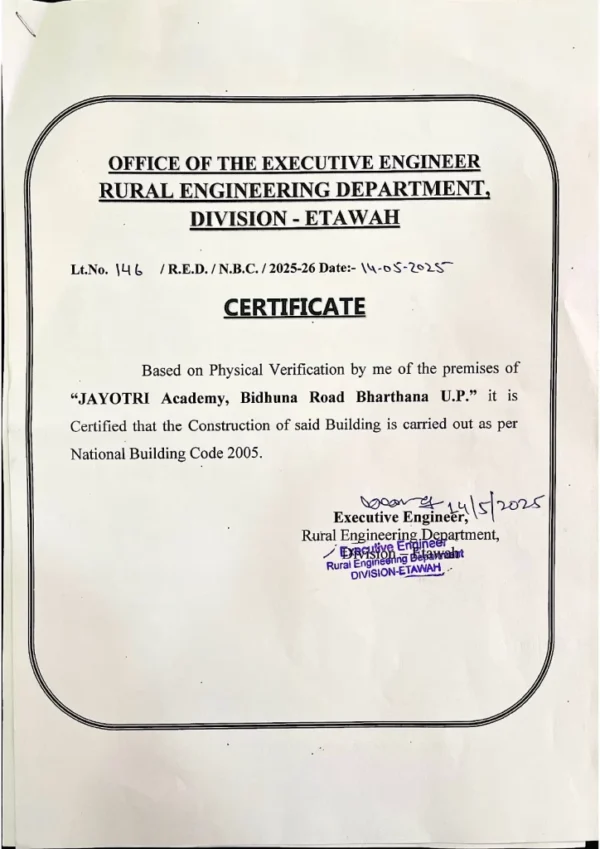 Safety Certificate Page 2